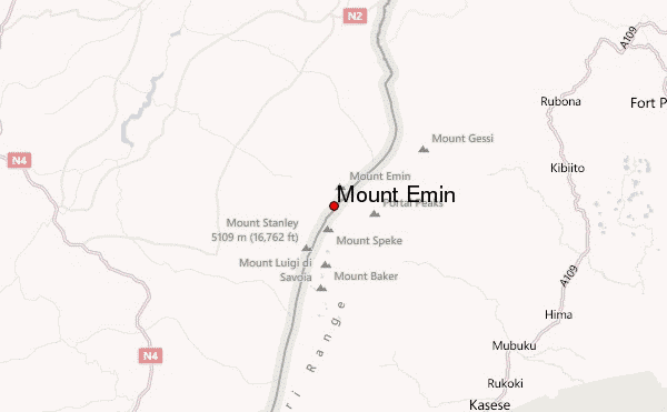 Mount Emin Location Map