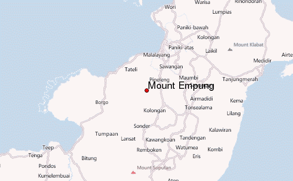 Mount Empung Location Map