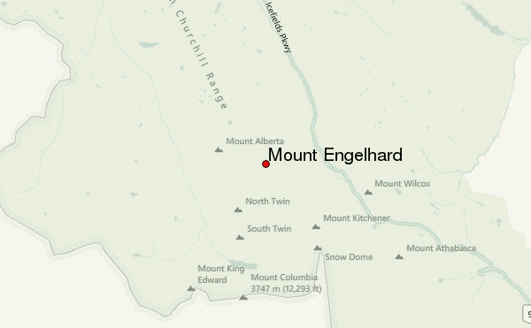 Mount Engelhard Location Map