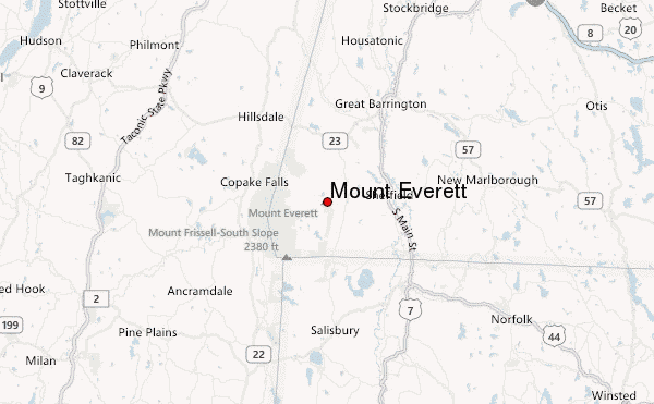 Mount Everett Location Map