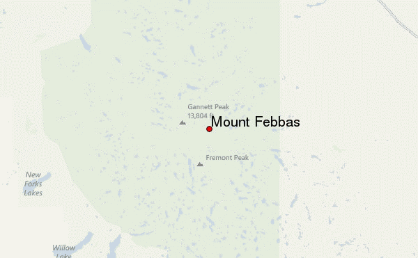 Mount Febbas Location Map