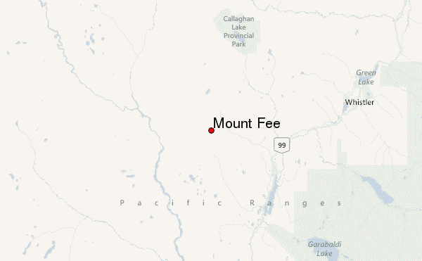 Mount Fee Location Map
