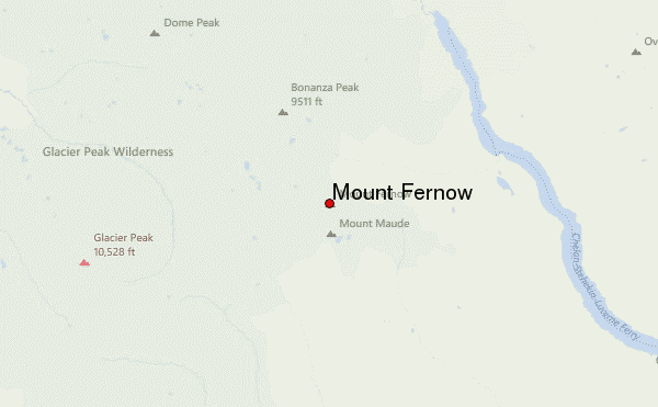 Mount Fernow Location Map