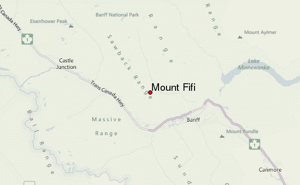 Mount Fifi Location Map