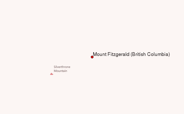 Mount Fitzgerald (British Columbia) Location Map