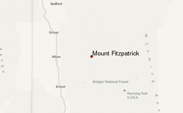 Mount Fitzpatrick Location Map