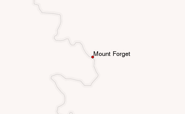 Mount Forget Location Map