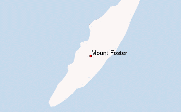 Mount Foster Location Map