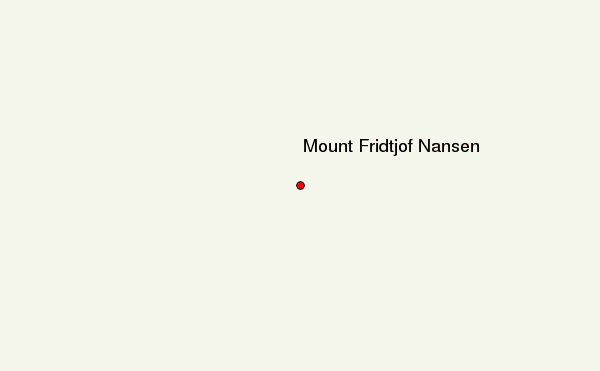 Mount Fridtjof Nansen Location Map