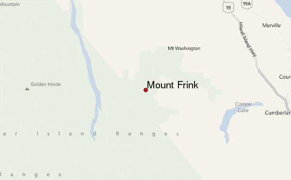 Mount Frink Location Map