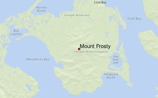 Mount Frosty Location Map
