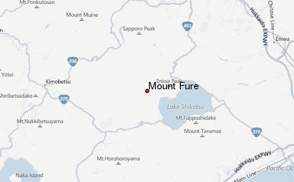 Mount Fure Location Map
