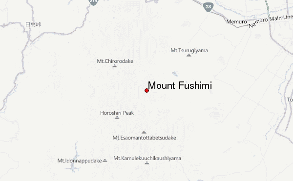 Mount Fushimi Location Map