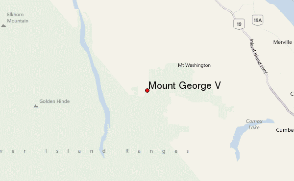 Mount George V Location Map