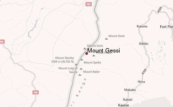 Mount Gessi Location Map