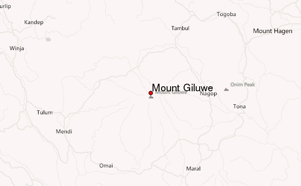Mount Giluwe Location Map