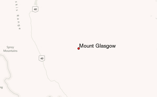 Mount Glasgow Location Map