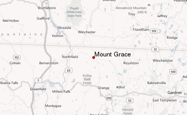 Mount Grace Location Map