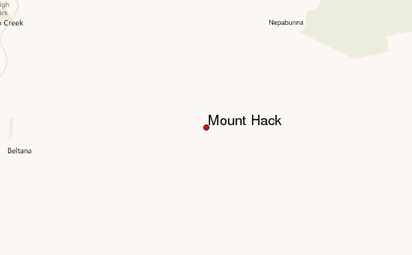 Mount Hack Location Map