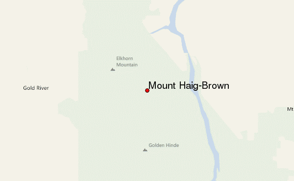 Mount Haig-Brown Location Map