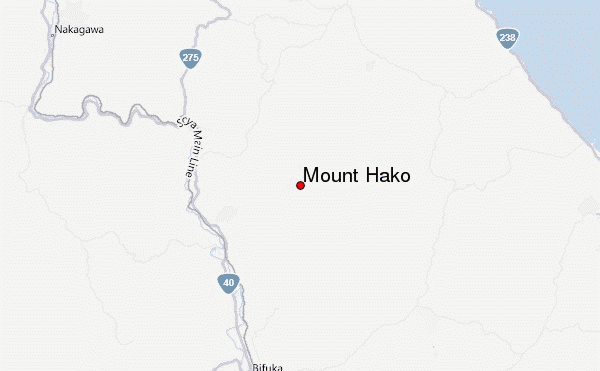 Mount Hako Location Map