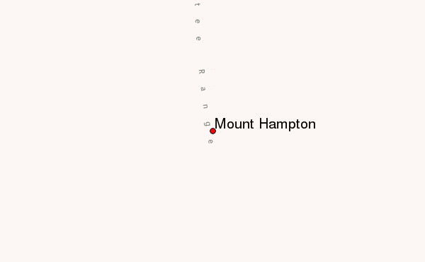 Mount Hampton Location Map
