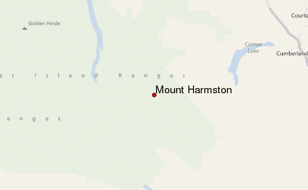 Mount Harmston Location Map