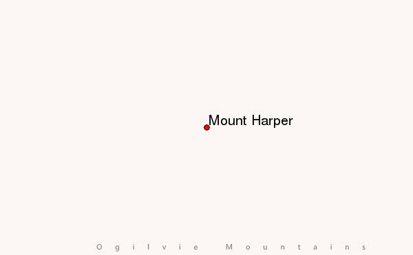 Mount Harper Location Map