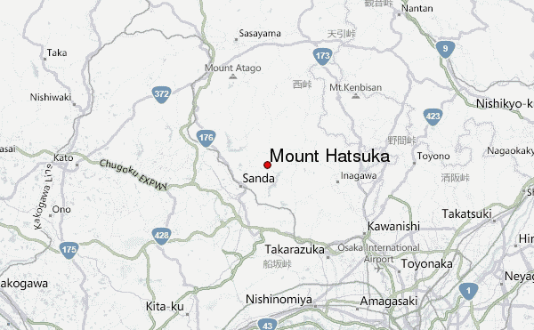 Mount Hatsuka Location Map