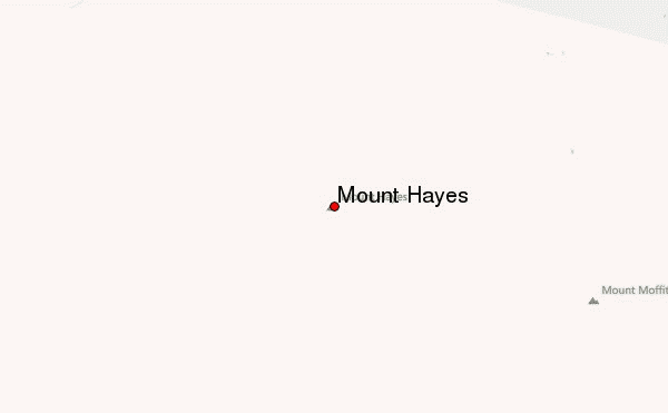 Mount Hayes Location Map