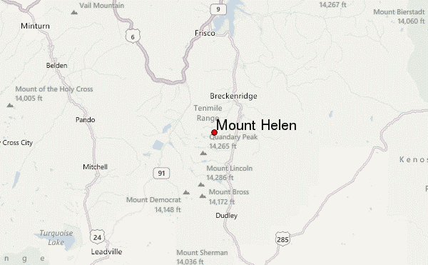 Mount Helen Location Map