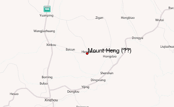 Mount Heng (恒山) Location Map