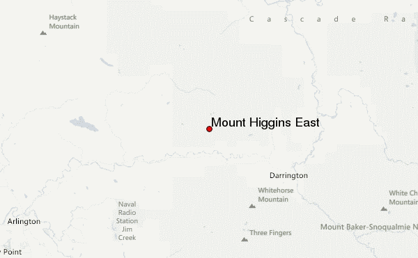 Mount Higgins East Location Map