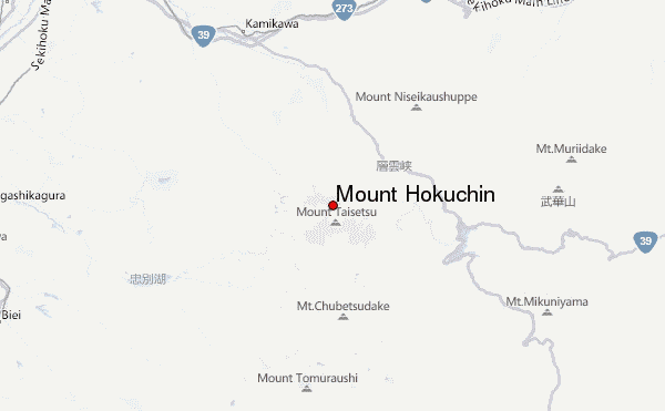 Mount Hokuchin Location Map