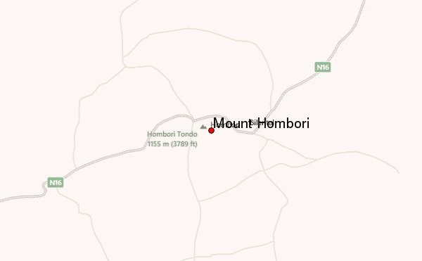 Mount Hombori Location Map