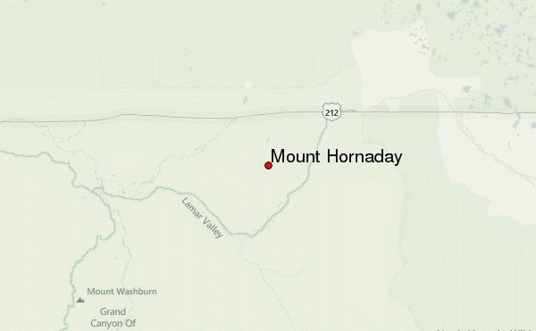 Mount Hornaday Location Map