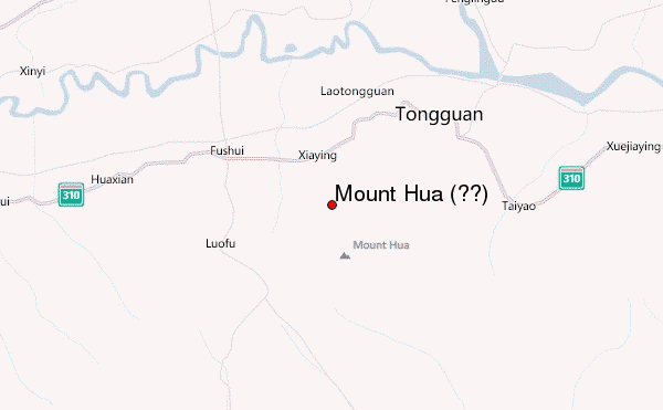 Mount Hua (华山) Location Map