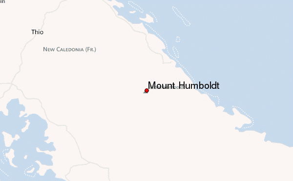 Mount Humboldt Location Map