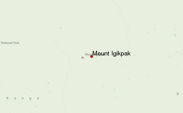 Mount Igikpak Location Map