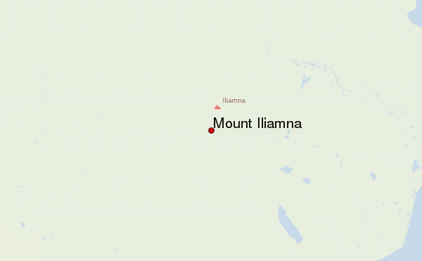 Mount Iliamna Location Map