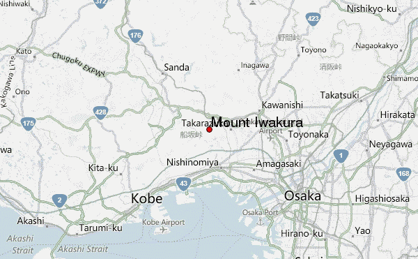 Mount Iwakura Location Map