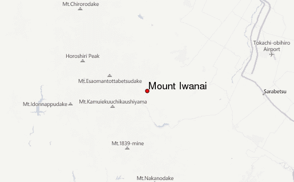 Mount Iwanai Location Map