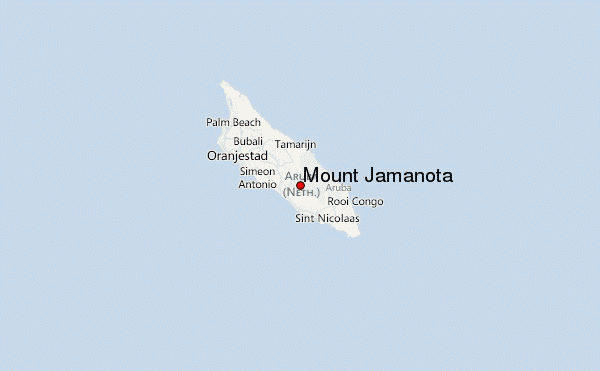 Mount Jamanota Location Map