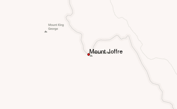 Mount Joffre Location Map