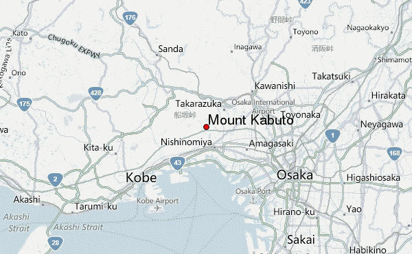 Mount Kabuto Location Map