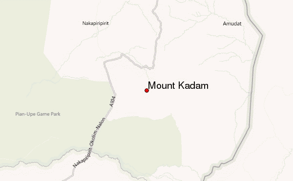 Mount Kadam Location Map