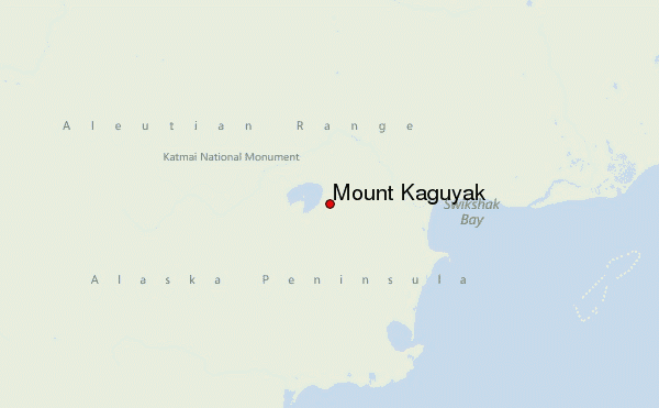 Mount Kaguyak Location Map
