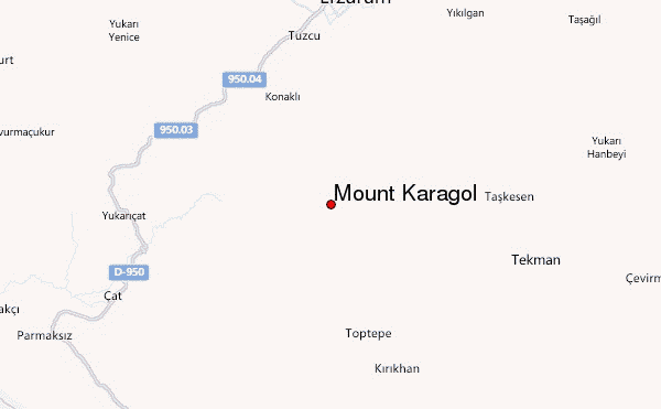 Mount Karagöl Location Map