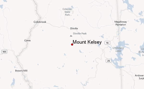 Mount Kelsey Location Map