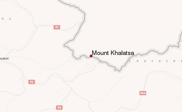 Mount Khalatsa Location Map